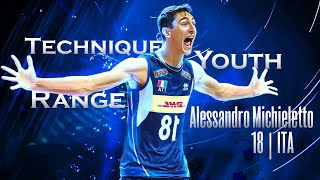 Physical Powerhouse Young Volleyball Sensation Alessandro Michieletto [upl. by Bolanger766]