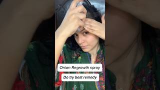 Onion Regrowth spray faster hair growth skincaretips viralvideo youtubeshorts trendingshorts [upl. by Ballinger]