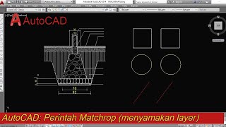 Tutorial autocad  Cara menyamakan objek di autocad  Matchprop in Autocad [upl. by Anitroc]