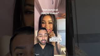 Surgeon Doctor reacts to DIMPLE MAKER 😱🧐 [upl. by Kimberli543]