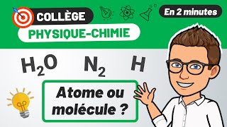 les atomes et les molécules 2 année collège [upl. by Slorac]