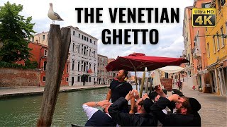 The Venetian Ghetto and CANNAREGIO distric walking tour in 4k Italy [upl. by Hayimas267]