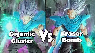 Xenoverse 2 Eraser Bomb Vs Gigantic Cluster Which Skill Is Better [upl. by Siri275]