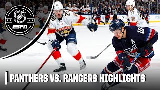 Florida Panthers vs New York Rangers  Full Game Highlights  NHL on ESPN [upl. by Nnawaj142]