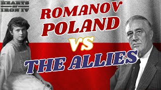 Romanov Poland VS The Allies Slavs Go To America  HOI4 Country Guides [upl. by Alat]