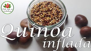 Quinoa inflada receta sin histamina sin gluten sin lactosa y vegana [upl. by Lielos119]