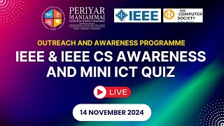 IEEE amp IEEE CS AWARENESS AND MINI ICT QUIZ [upl. by Noma177]