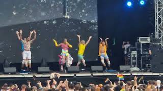 todrick halls quotraining fellasquot with its raining men while he did a costume change London pride [upl. by Yahc609]