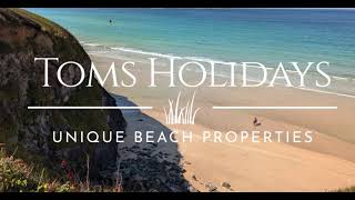 Toms Holidays Unique Beach Properties Hayle Cornwall cornwallholidays beachholidays cornwalluk [upl. by Aicener]