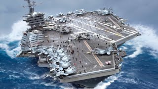 Worlds Largest Aircraft Carrier ROCKED By Deadly Storm Then This Happened [upl. by Meeharbi]