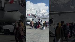 Skardu airport landing forYou Skardu tranding page pakistan skarduairport [upl. by Torras]