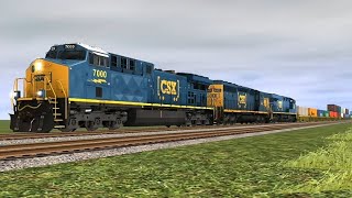 TANE  CSX Q354  CSX CM44AC 7000  CSX SD403 4055  Austell Georgia  Railfanning [upl. by Anomas]