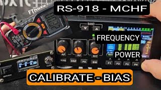 RS918 MCHF Calibrating Bias  Power amp Frequency  Learning [upl. by Adniral750]