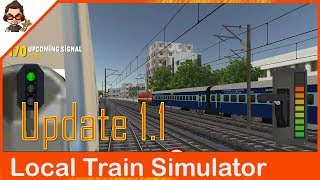 Indian Local Train Simulator Latest Update 11 Gameplay [upl. by Johppah]