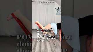 Stop splits start doing this exercise routine for better grand jetés in ballet [upl. by Kenn843]