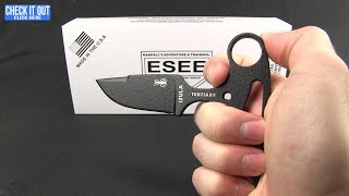 ESEE Tertiary Push Dagger Knife Overview [upl. by Enyaw284]