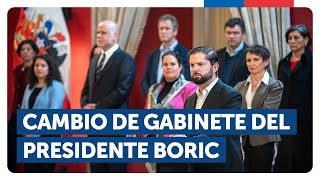 Cambio de gabinete Presidente Gabriel Boric presenta a nuevas autoridades [upl. by Akim414]