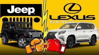 OffRoad Battle Jeep Wrangler VS Lexus GX460 [upl. by Sieber]