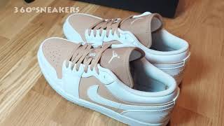 Jordan 1 Low  Hemp White  Tan White [upl. by Ellerrehc340]