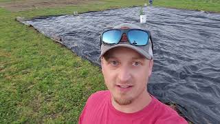 Maintaining 4 Garden Plots  Silage Tarps amp Florida Weave [upl. by Enobe471]