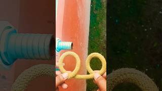 Easy Trick Clove Hitch Knots trending rope vtuber handmade diy shorts [upl. by Ahsielat]