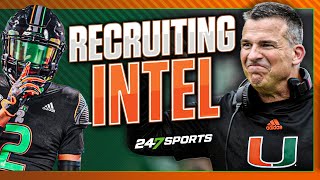 Latest Miami Hurricanes Football Recruiting Intel 🧠  Top Targets amp Flips 🎯 [upl. by Yerhpmuh]