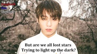 A Duet with Jungkook Arrangement Lost Stars Instrumental  lyrics [upl. by Deragon228]