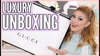 LUXURY DIAPER BAG UNBOXING [upl. by Skcirdnek923]