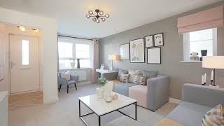 The Maidstone Show Home  Waddow Heights Clitheroe  Barratt Homes [upl. by Ynaffik]