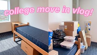 COLLEGE DORM MOVE IN VLOG 2021 [upl. by Genny]