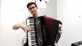 Amada mia Amore mio  Accordion  Akordeon [upl. by Auqenehs]