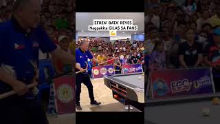 Efren Bata Reyes nagpakita gilas sa FANS 💪🎱 subscribe kmjsbilliard [upl. by Acilgna]