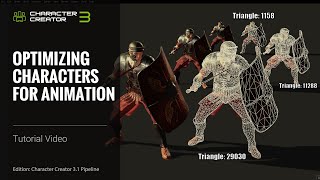 Character Creator 3 Tutorial  Export with InstaLOD  Optimizing Characters for Animation [upl. by Chalmers]