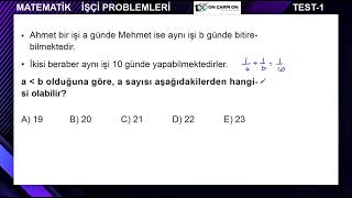 İşçi Problemleri Test 1 Soru 10 [upl. by Asilej]