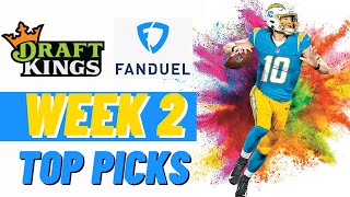 NFL DRAFTKINGS FANDUEL WEEK 2 PICKS FINAL LOOK  2023 [upl. by Ofella]