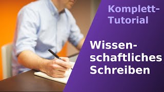 Schnellkurs Wissenschaftliches Schreiben [upl. by Marie-Ann90]