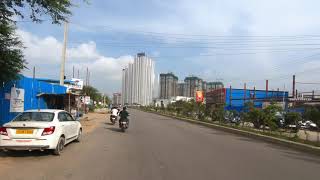 vattinagulapally flyover towards Thellapur Myhome Sayuk Myhome Akrida Myhome Avali [upl. by Mraz]