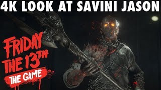 4K Look At Savini Jason  Friday The 13th The Game  HE BURNS FOR YOU [upl. by Nahtanaoj]