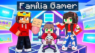 Tenho uma FAMILIA GAMER no Minecraft [upl. by Eicart]