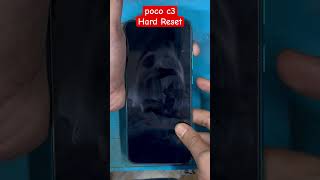 Poco C3  How to Hard Reset Factory Reset [upl. by Sadella]