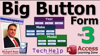 Dynamic Forms with Big Buttons for Data Entry in Microsoft Access Part 3 [upl. by Avot]
