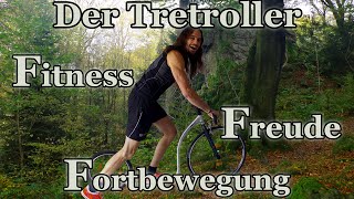 Spass am Muskelaufbau mit dem Tretroller  Fortbewegung und Beintraining effektiv kombinieren [upl. by Saks730]