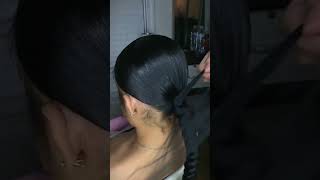 Ponytail Tutorial✨How To Passion Braided Ponytail Long Hair Knotless Braids Elfinhair shorts [upl. by Ginsburg]