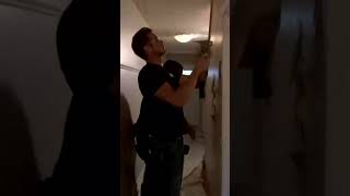 Busting down wall to move couch [upl. by Artened]