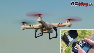 WLTOYS V686G 58 GHz FPV quadcopter video review NL [upl. by Briscoe]