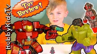 We Review the Lego Hulkbuster and Smash with HobbyKids [upl. by Alohs]