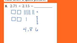 Lesson 35 Decimal Addition [upl. by Attenwad]