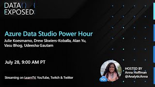 Azure Data Studio Power Hour  Data Exposed Live [upl. by Sternlight]