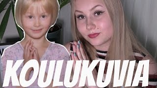 PÄIVÄKODISTA LUKIOON  reagoin vanhoihin koulukuviin [upl. by Maddock349]