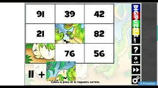 🦖 Sumas y Restas con Dinosaurios para Niños ➕➖ GRATIS  ONLINE  Juega en COKITOS [upl. by Ecirtal]